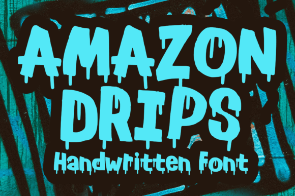 Amazon Drips Font for Bold Branding