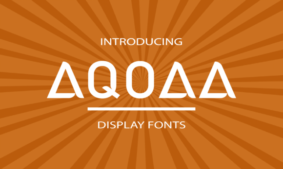 Aqoaa: Bold Typography for Business