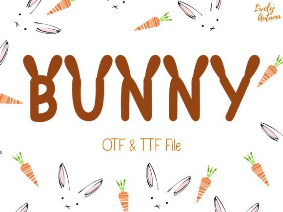 Bunny Ear Font for Creative Projects