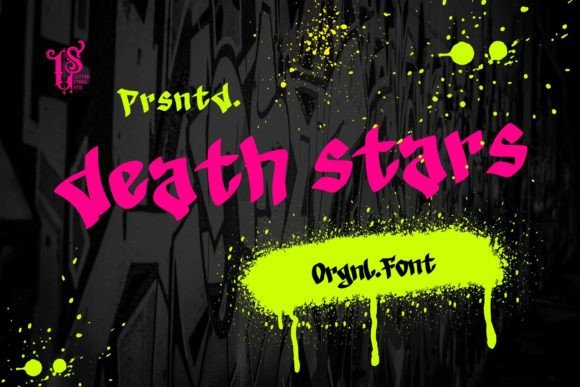 Death Stars Font for Creative Design
