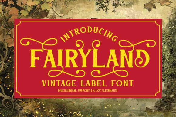 Fairyland Font: Timeless Display Type