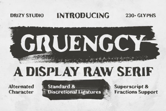 Gruengcy Font: Bold and Unique