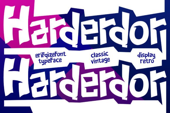 Harderdor Font for Business Branding