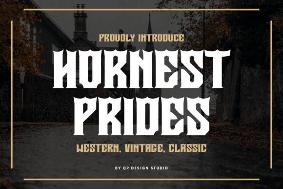 Hornest Prides: A Western Font for Bold Branding