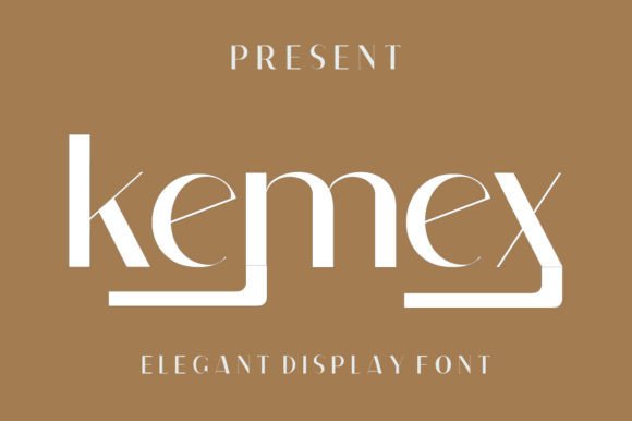 Kemex: A Display Font for Bold Branding