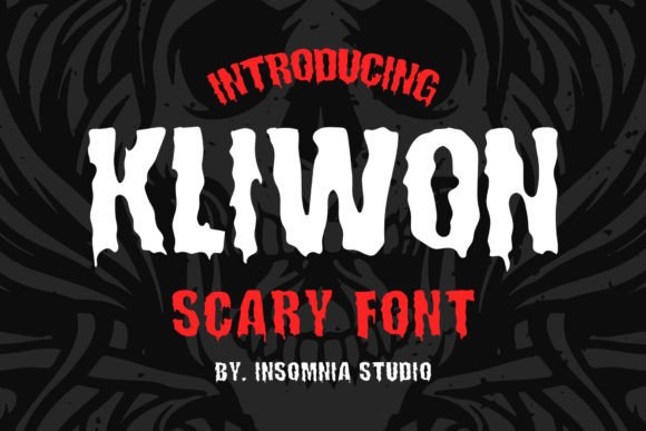 Kliwon Scary Font Review
