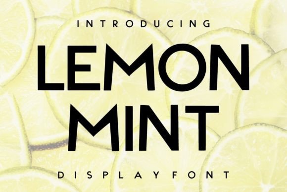 Lemon Mint Font for Creative Projects