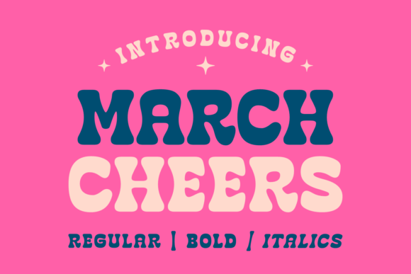 March Cheers Font