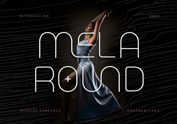 Melaround: A Display Font for Bold Branding