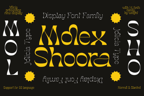 Molex Shoora Font for Creative Projects