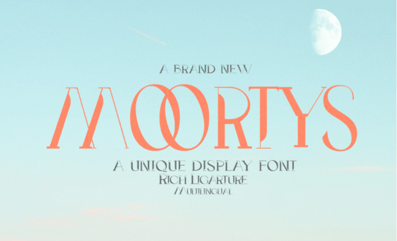 Moortys: A Bold Display Font for Business
