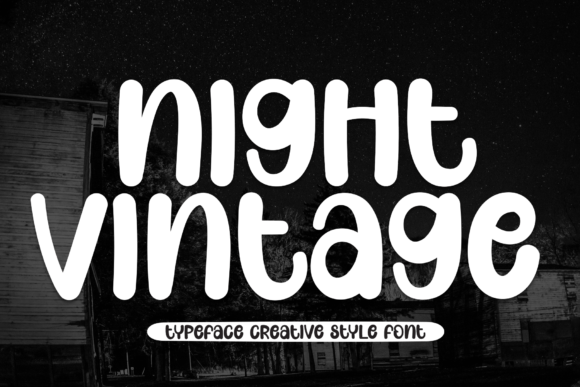 Night Vintage Font for Elegant Design