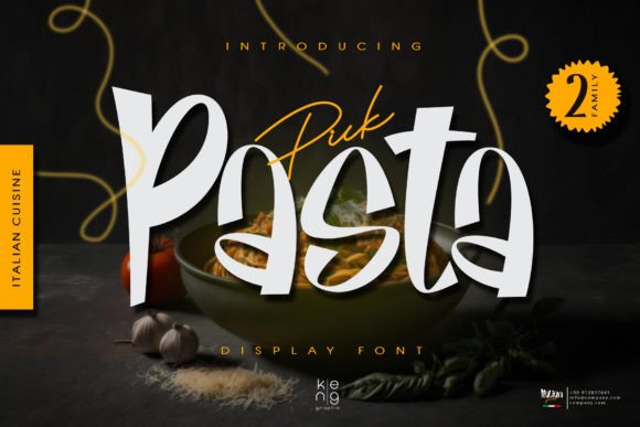 Pick Pasta Font for Bold Branding