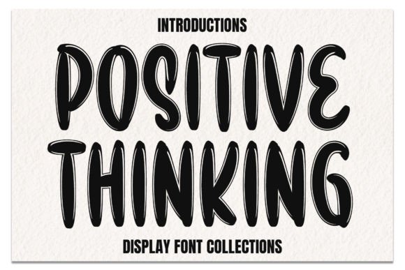 Positive Thinking Font Review