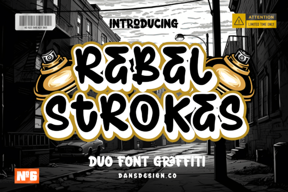 Rebel Strokes: A Bold Font for Business