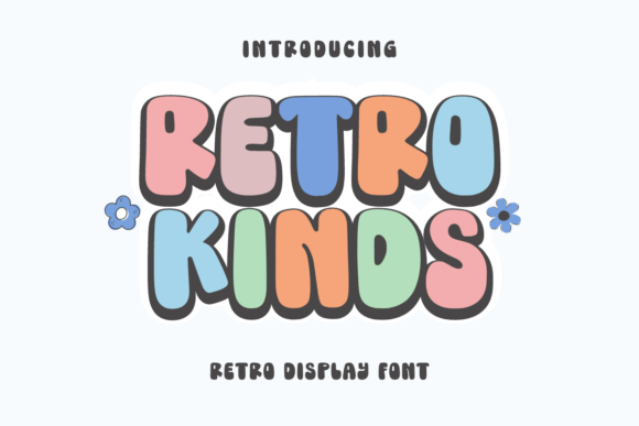Retro Kinds Font for Web Design