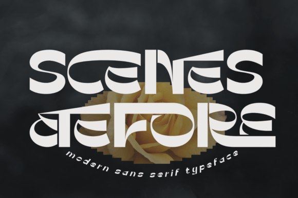 Scenes Before Font for Web Design