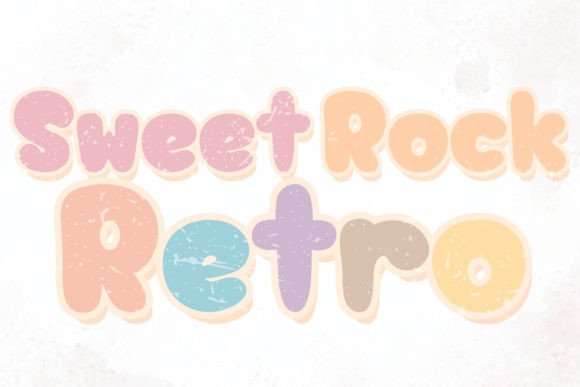 Sweet Rock Retro Font