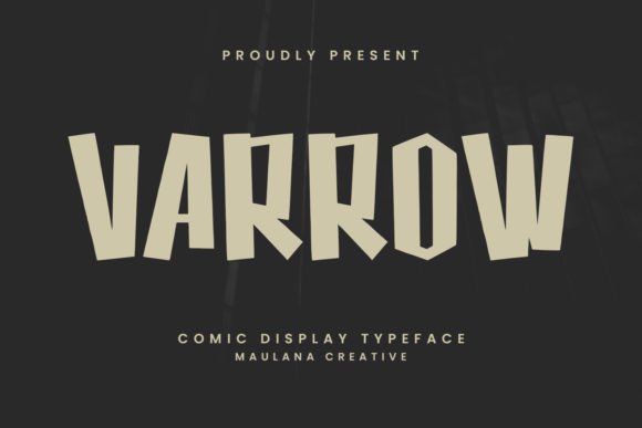 Varrow Font for Creative Makers