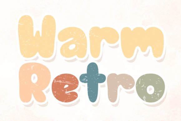 Warm Retro Font for Business Branding