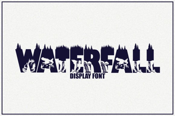 Waterfall Font for Creative Projects